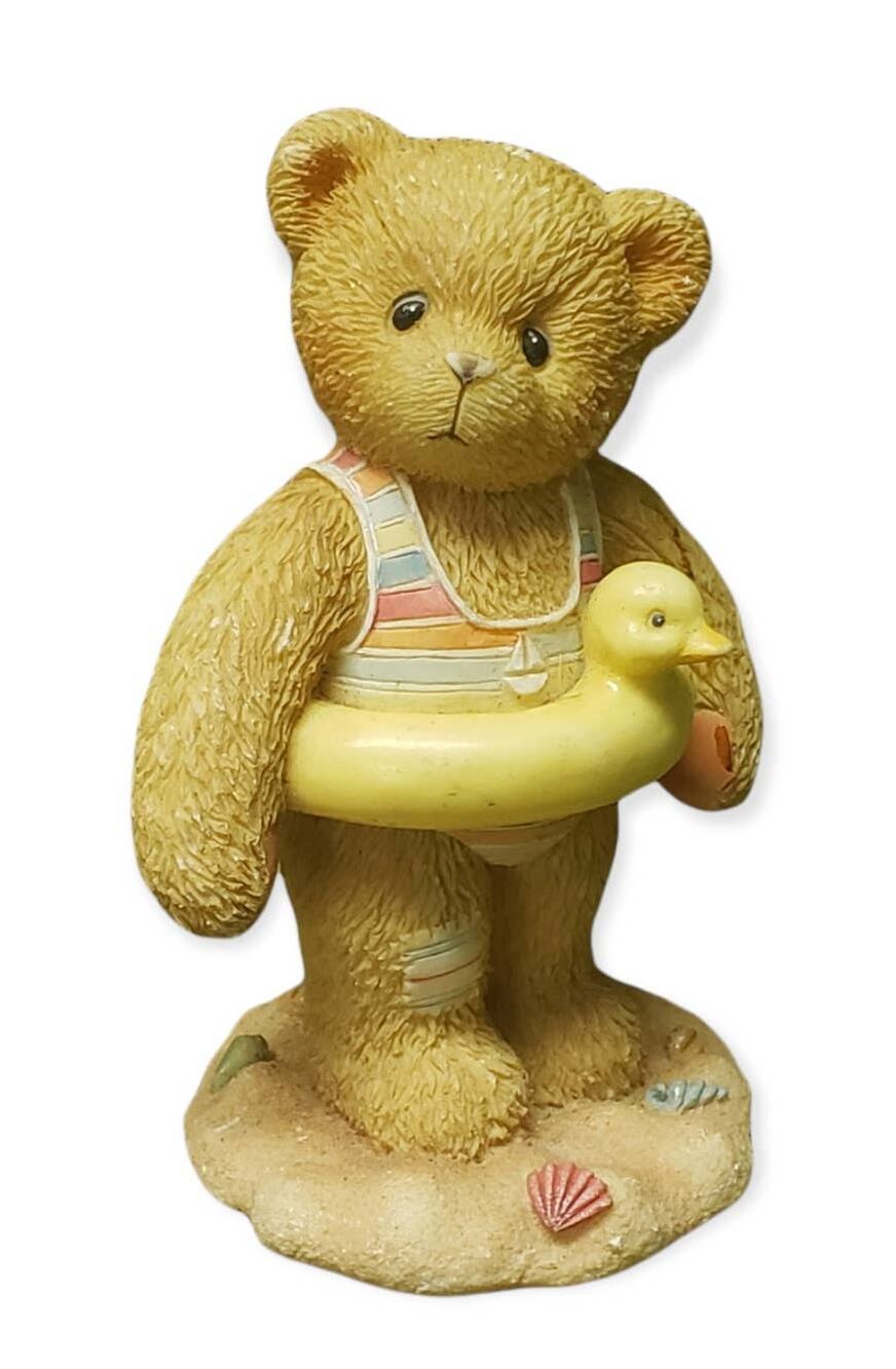 Cherished Teddies JERRY "Ready To Make A Splash" Collectible Teddy Bear